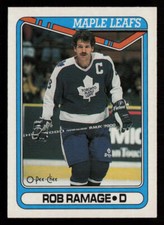 Rob Ramage 1990-91 O-Pee-Chee #317 Toronto Maple Leafs