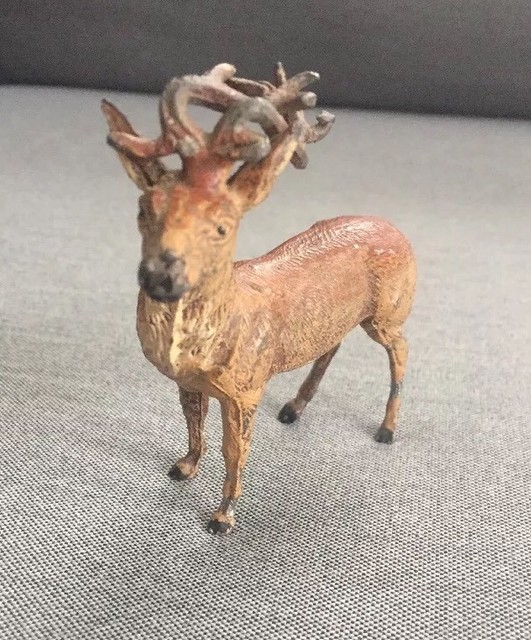 Antique Metal Deer Figurine, Germany eBay