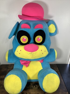 Funko Five Nights At Freddys Blacklight Freddy Jumbo Plush FNAF  28'' Rips Stains