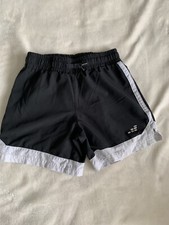 bcg athletic shorts Black with white trim girls sz S 7