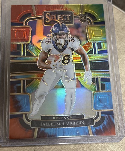 2023 Panini Select #428 Jaleel McLaughlin Tie Dye Prizm Rookie /25 SP Broncos RC - Picture 4 of 12