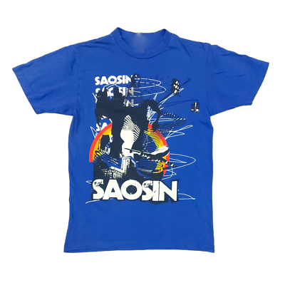 Vtg Saosin Band For Fans Cotton Blue Full Size Unisex Classic