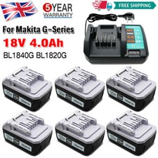 NEW For Makita BL1840G 4.0Ah 18V Battery BL1830G BL1820G BL1813G G-Serie Charger