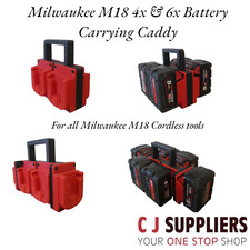 Milwaukee 4x & 6x Battery Carrying Caddy