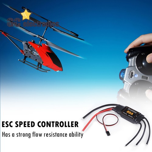 Hobbywing Skywalker 80A ESC speed controller with UBEC for RC helicopter A3GS - Picture 7 of 8