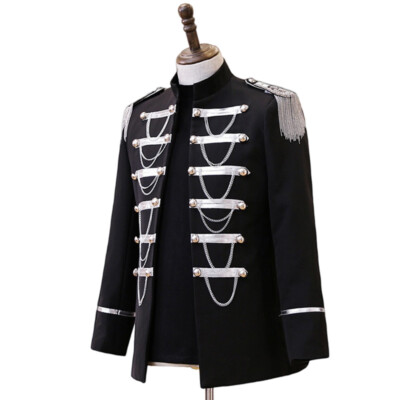 Uomo Aperto Abito Giacca Festa Cena Cappotto Giacca Smoking Top