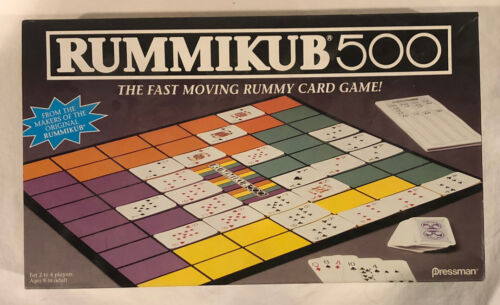 1992 Vintage Rummikub 500 By Pressman - Rummy Card Board Game - Pre Owned VGC! - Picture 1 of 6