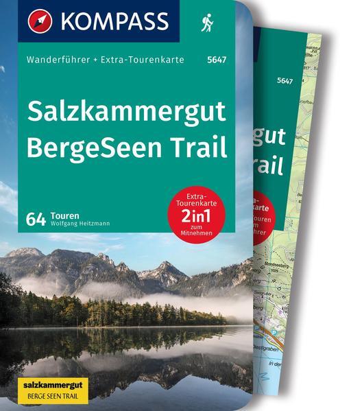 Kompass Wanderführer Salzkammergut Bergeseen Trail, 61 Touren Mit