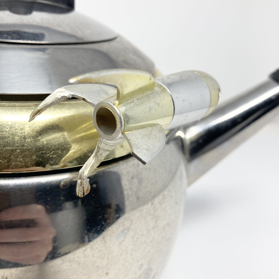 Vintage Kamenstein Spinning Rocket Tea Kettle World Of Motion With