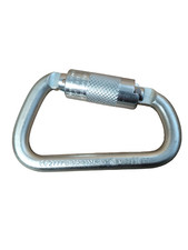 NEW Heavy Duty Carabiner MBS 41kN Silver Gate Strength 3600 LBS S50-958