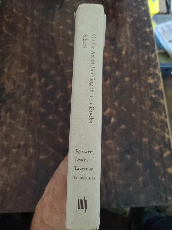 Leon Battista Alberti On The Art Of Building In Ten Books 1989 - Image 3 of 4