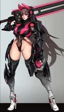 75mm Female Sci-Fi Warrior Resin Model Kit Fantasy Mecha Figure Unassembled