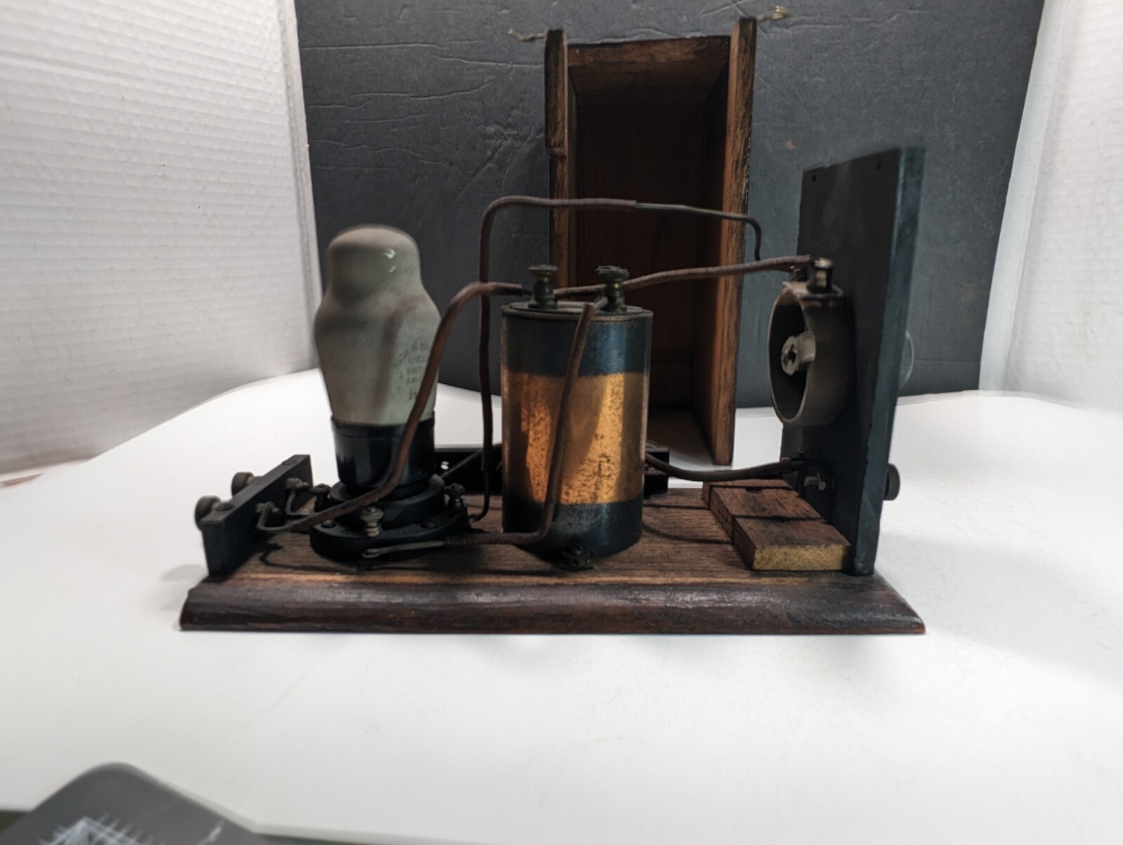 Homebrew Antique Audio Amplifier HL2 Tube Eureka Folk Art Movie Prop eBay