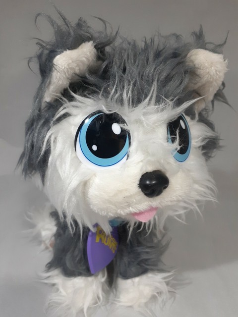 rescue runts husky plush dog