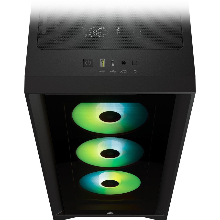 Корпус компьютера Corsair iCUE 4000X Midi Tower Черный - Поддерживается материнская плата ATX -