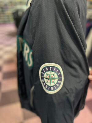 HJKT82 Seattle Mariners MLB Collared Jacket By Majestic XL | eBay