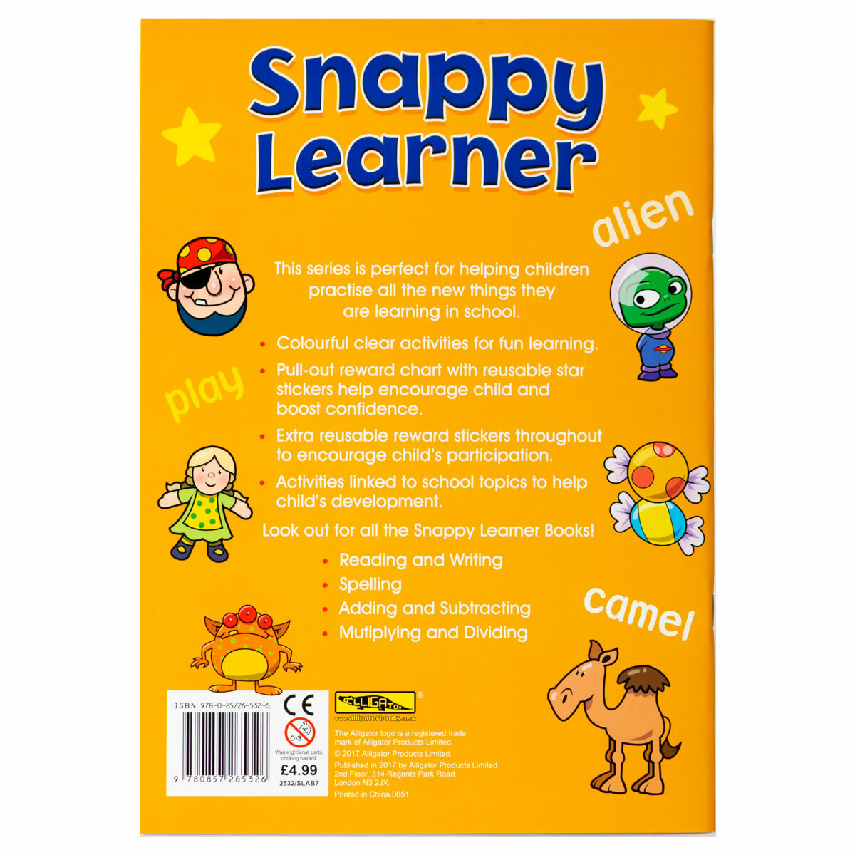 Snappy Learner Reading & Writing Children Educational Book for Kids aged 68 9780857265326 eBay