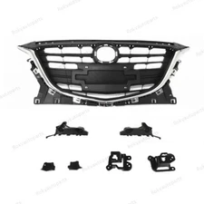 7PCS For MAZDA 3 AXELA 2014-2016 Front Grille Grill & Bumper Support Brackets