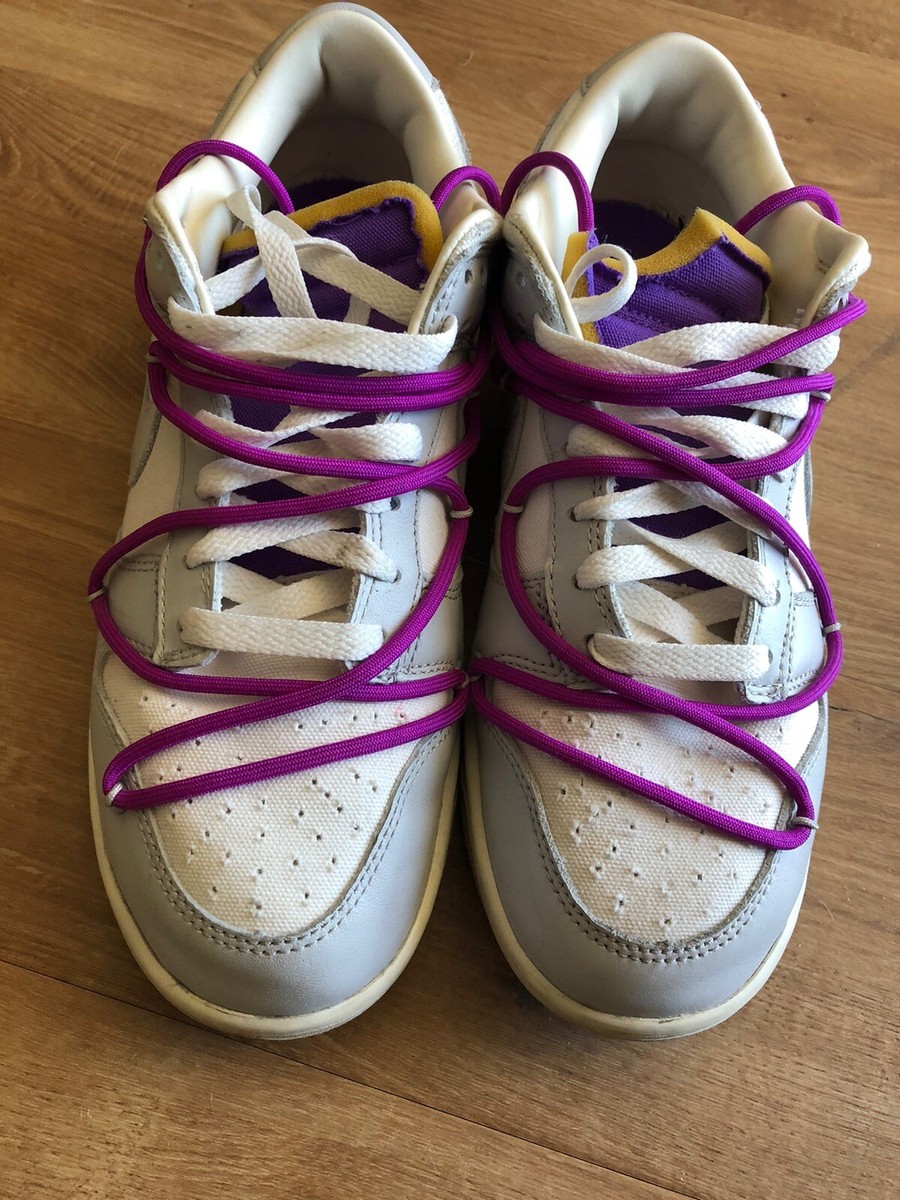 Nike Off White Dunk Low Men's Size 8 Lot 28 Of 50 DM1602-111 Nike Off White Dunk Low Men's Size 8 Lot 28 Of 50 DM1602-111