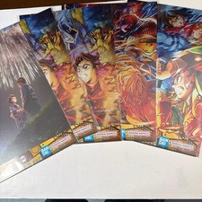 Demon Slayer Kimetsu no Yaiba E Prize Metal Visual Sheet Set 5P neuf jamais...