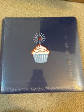 Creative Memories 12x12 Foiled Navy Birthday Jubilee Album Cover NEW 2025