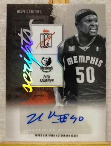 2025 Topps Signature Zach Randolph Base (RAW)