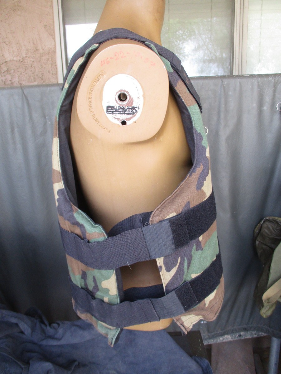 Vtg 1995 PACA Body Armor, M81 Woodland Plate Carrier Vest | eBay