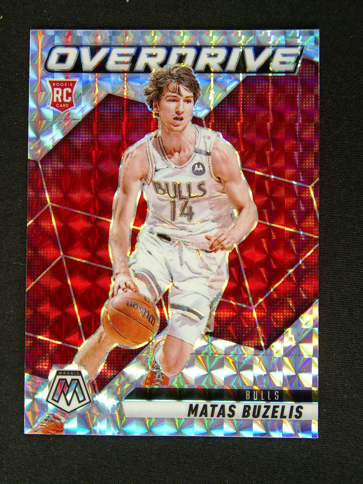2024-25 Panini Mosaic Matas Buzelis #16 RC Rookie Stare Masters Overdrive Silver