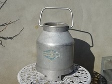 DDR ALUMINIUM MILCH KANNE - PFLANZ KÜBEL