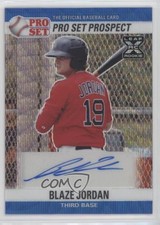 2021 Leaf Pro Set Metal 1990 Base Blue Wave 26/30 Blaze Jordan Auto 0rm6