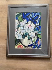 Bild Pfingstrosen,Aquarell, gerahmt (54 cm x 68 cm)