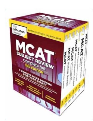 The Princeton Review MCAT Subject Review Complete Set 3rd Ed Box Set (2022)