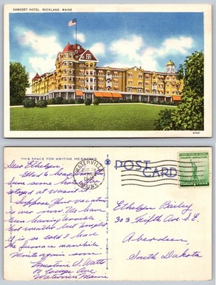 Samoset Hotel Rockland Maine Postcard