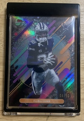 2025 Topps Finest Cee Dee Lamb RARE Black #/10 COWBOYS SSP