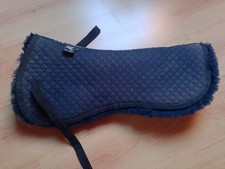 Lammfell Sattelpad Blau Fa .Engel Gr. L