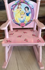 Pink  Purple Toddler Princess Rocking Chair Delta 2005 Vintage Chair