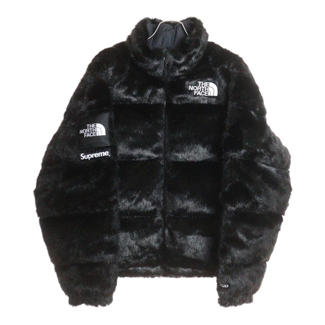 Supreme 20aw X The North Face Faux Fur Nuptse Jacket Nd92001i Down Black Used 96
