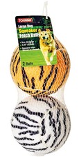5-Inch Large Tennis Squeaker Ball Fun Animal Print Dog Toy for Large Dogs - 2...
