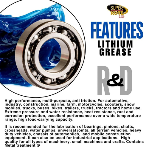 Lithium Grease / NLGI 2 / Multipurpose/Lithium/Lubricant/EP/High Temp/Indust... - Picture 7 of 12