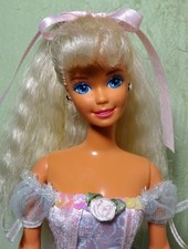 Vintage Barbie 1994 Superstar Bubble Angel Doll Redressed Beautiful No Wings