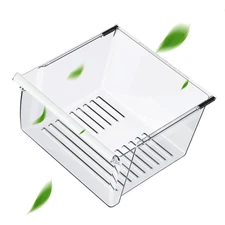 For PS890591 WP2188656 Upper Crisper Pan Compatible with Whirlpool Refrigerator