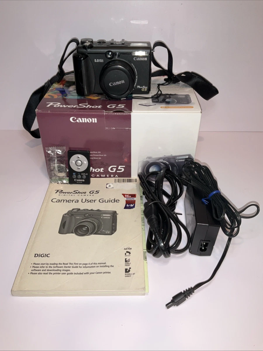 Canon PowerShot G5 Digital Cameras for Sale | Shop New & Used