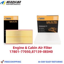 COMBO ENGINE AND CABIN AIR FILTER FOR TOYOTA CAMRY RAV4 VENZA HYBRID 2021-2023