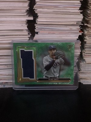 2020 Topps Triple Threads - Jumbo Relics Blake Snell #SJR-BS Emerald /18