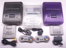 Super Nintendo SNES Famicom Shell Console Region Free System - You Pick Bundle