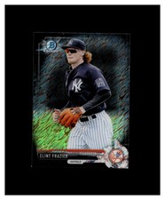 2017 Bowman Chrome Mini Prospects Black Shimmer Refractor Clint Frazier /100