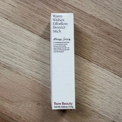 Rare Beauty Warm Wishes Effortless Bronzer Stick Always Sunny 0.25oz New NIB
