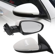 8 Pins Right Passenger Side Mirror Assembly Compatible with KIA Forte 2019-2024