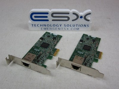 Lot of 2x Dell C71KJ Broadcom 5722 Single Port Gigabit PCIe Network Adapter