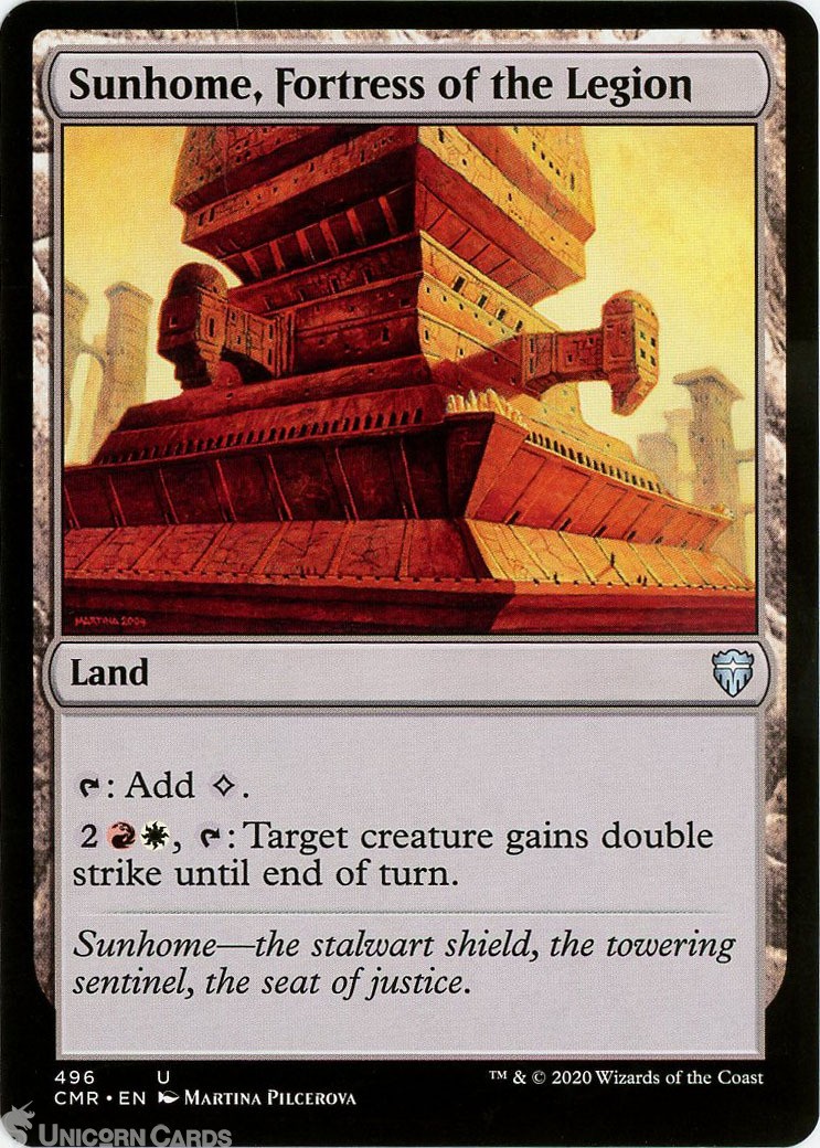 Sunhome, Fortress of the Legion Uncommon MTG Card :: :: Commander Legends Decks